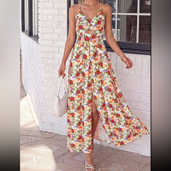 Boho floral print cami maxi dress - Picture 6 of 6